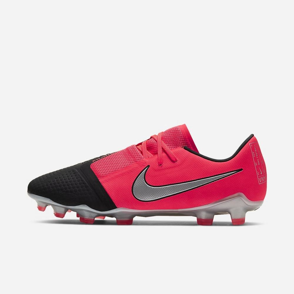 Crampon De Foot Nike Phantom Venom Pro FG Rouge 2409-361 Laser Crimson/Black/Metallic Silver Femme | XJU-05864686